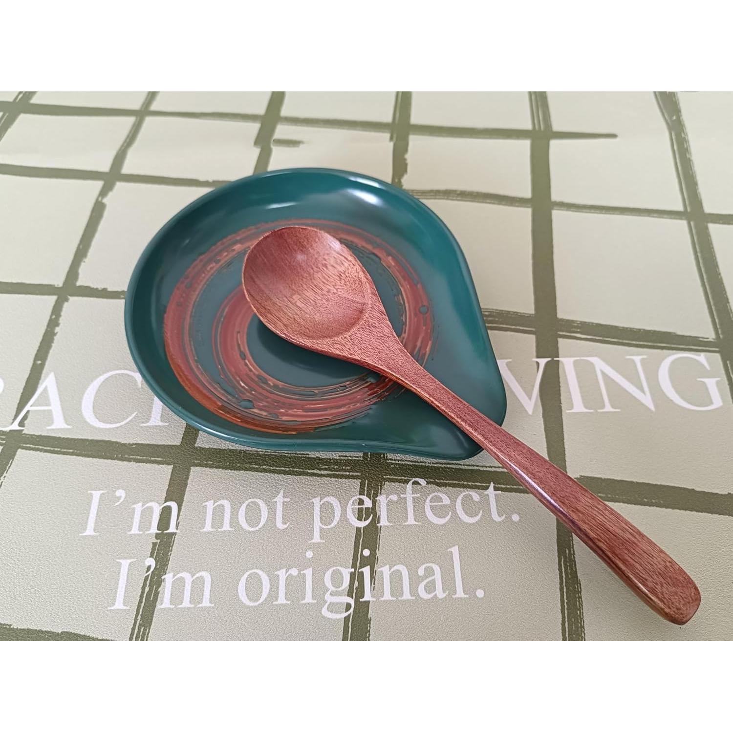 Reposap cucharas de cerámica Homyne 15.24x12.7cm Verde Pasto