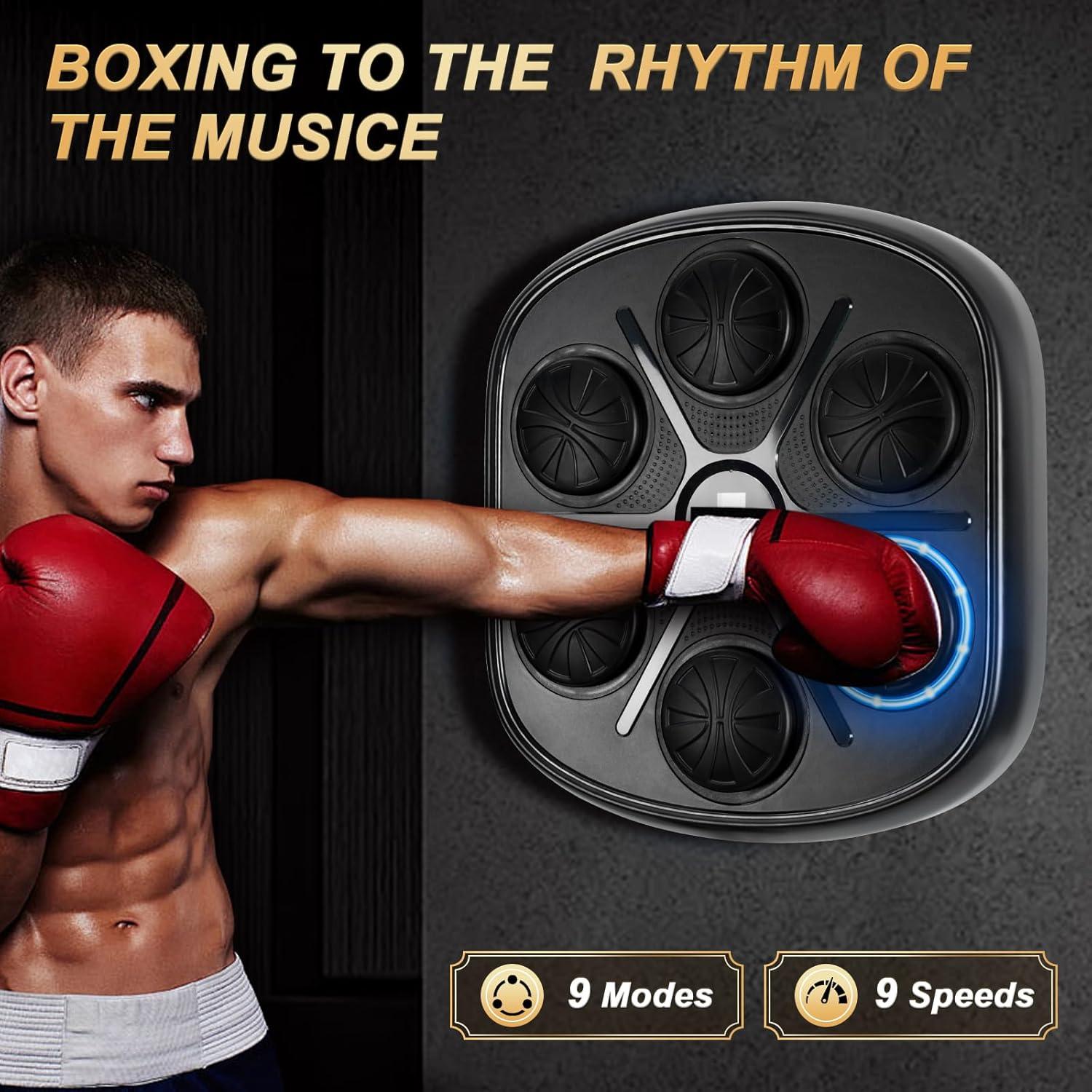 Máquina de Boxeo Musical G2 GO2GETHER WMB03 con Guantes