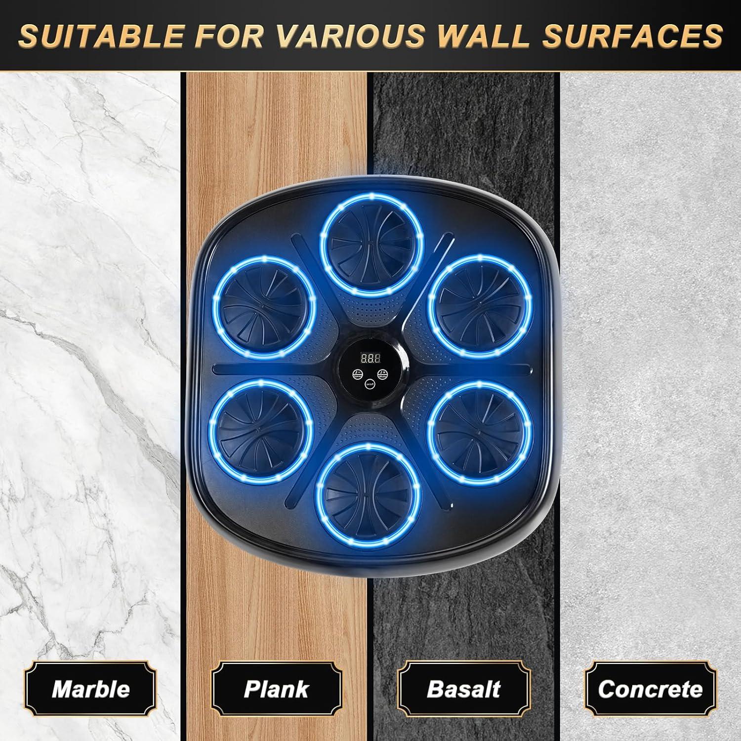 Máquina de Boxeo Musical G2 GO2GETHER WMB03 con Guantes