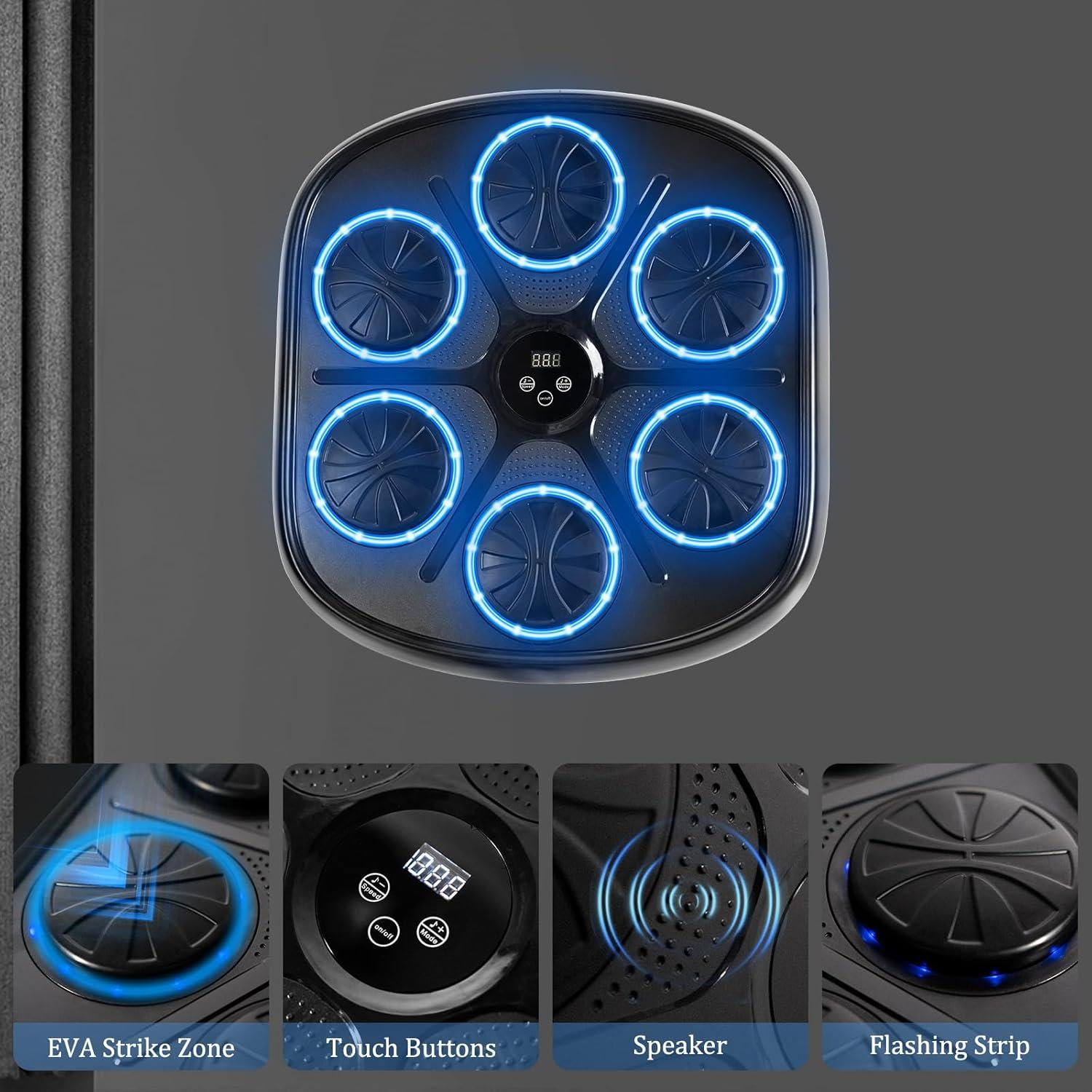 Máquina de Boxeo Musical G2 GO2GETHER WMB03 con Guantes