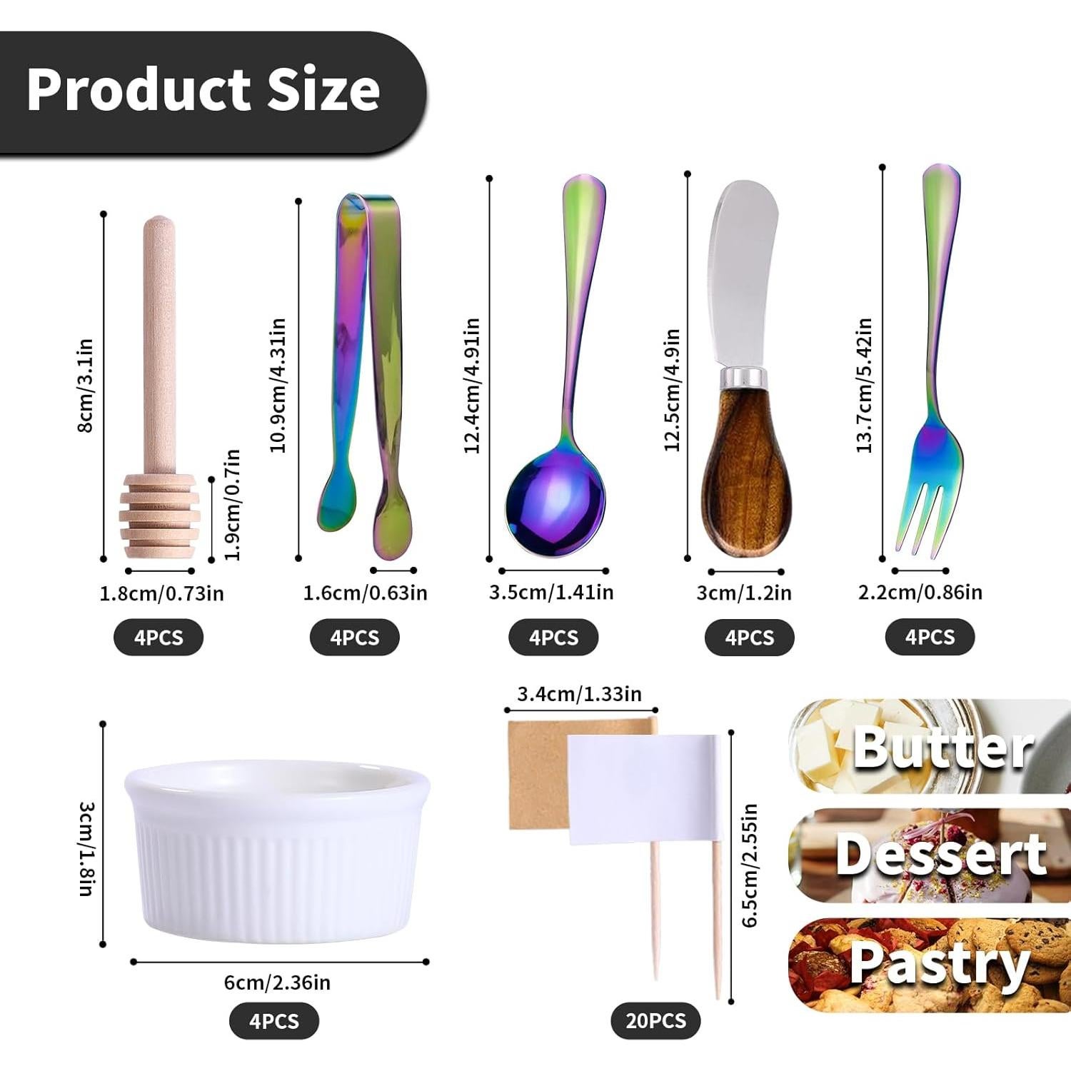 Set de Accesorios de Charcutería 25 Piezas GUZE-US