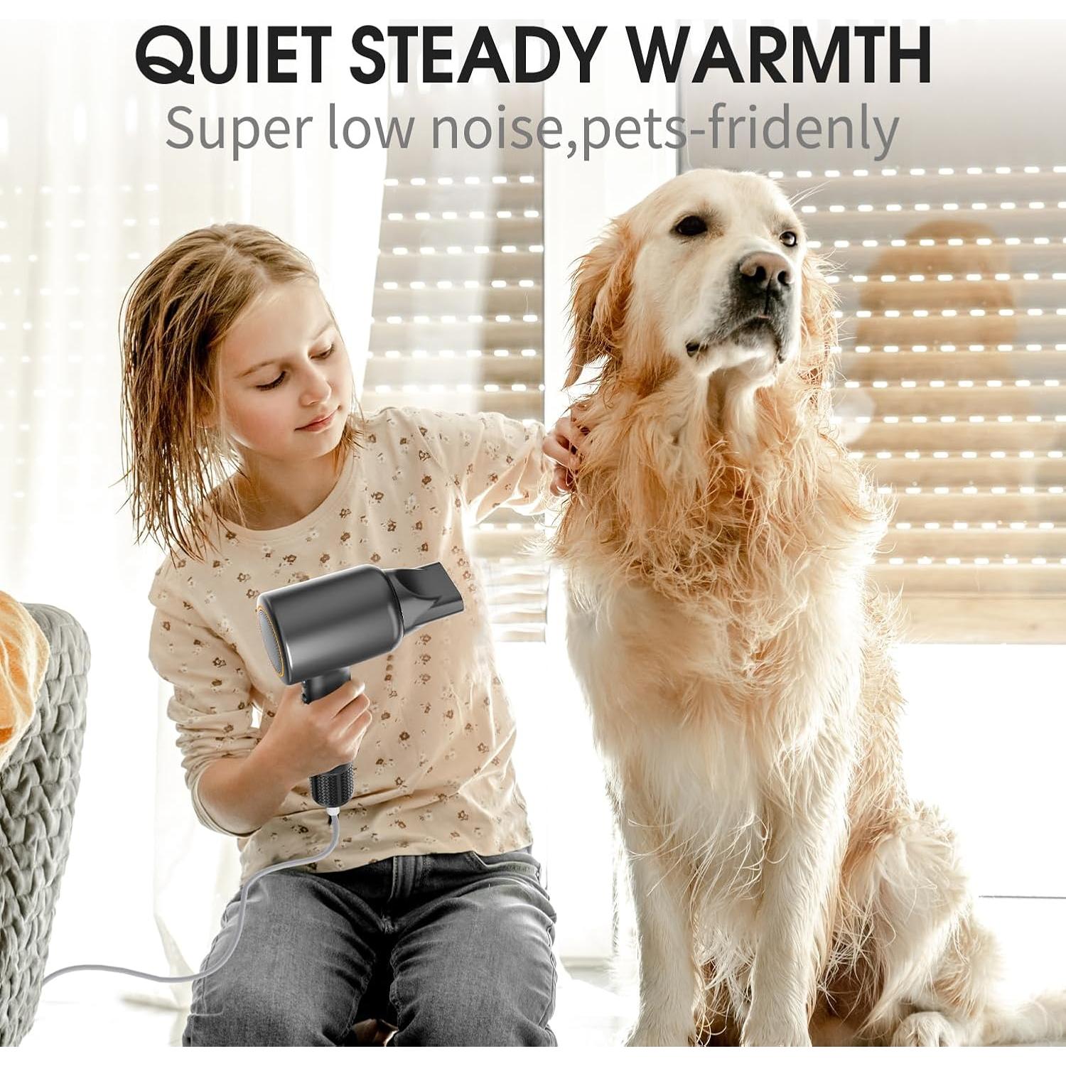 Secador de cabello iónico XIAOTONG 110,000 RPM bajo ruido