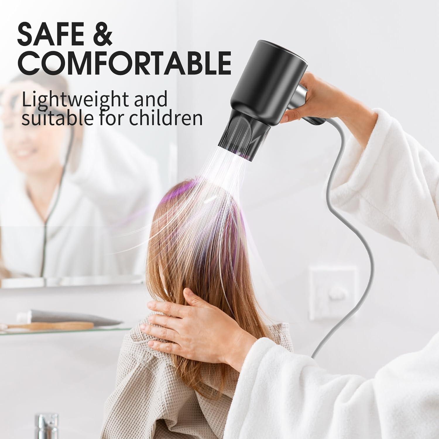 Secador de cabello iónico XIAOTONG 110,000 RPM bajo ruido