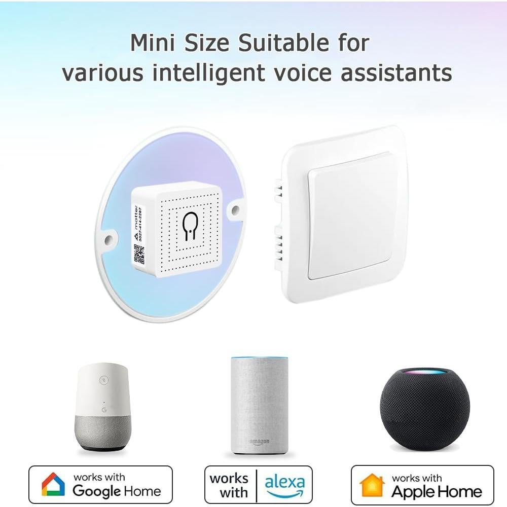 Interruptor Inteligente WiFi QIACHIP 16A Mini Matter