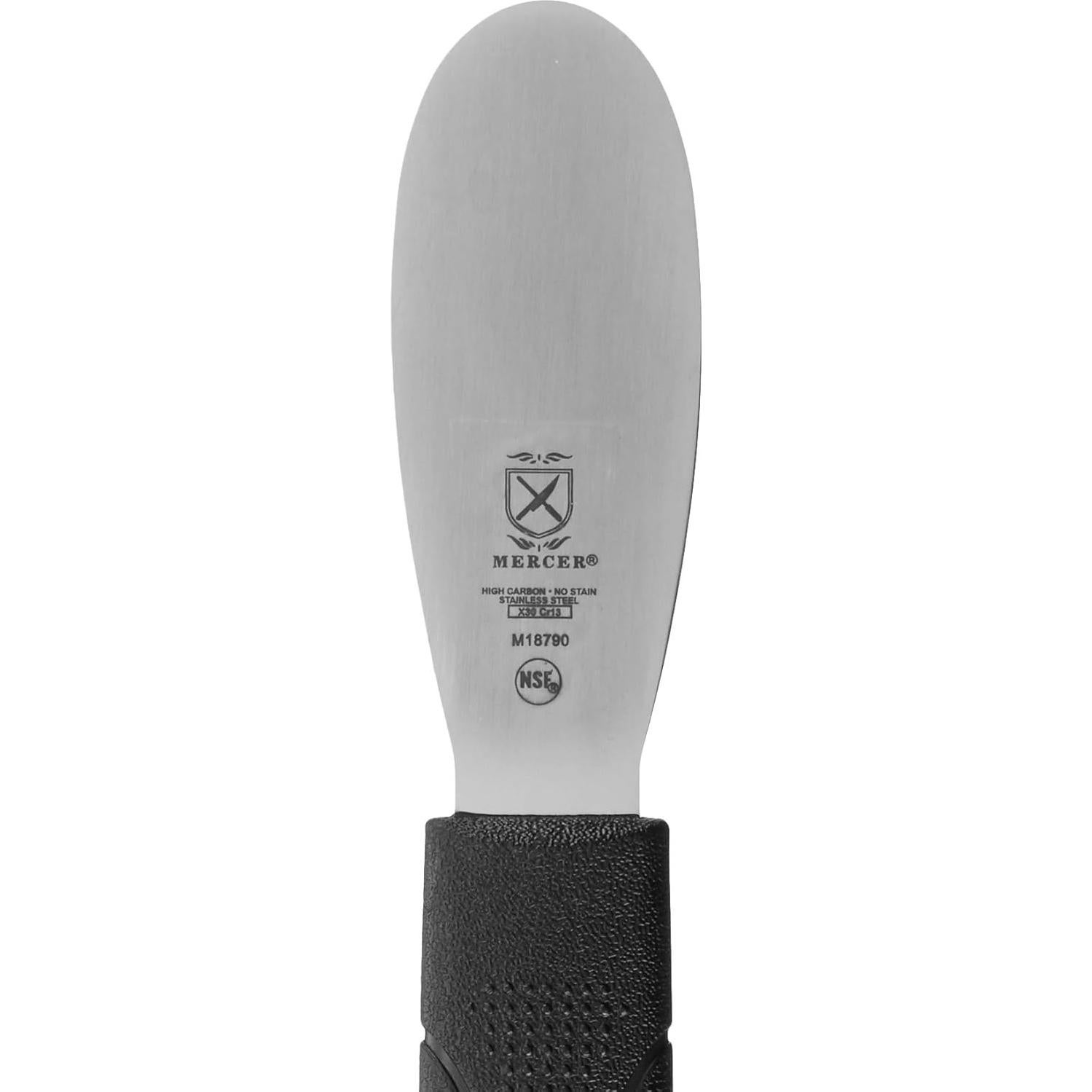Espátula Mercer Culinary Millennia 8.9 cm Acero Inoxidable Negro