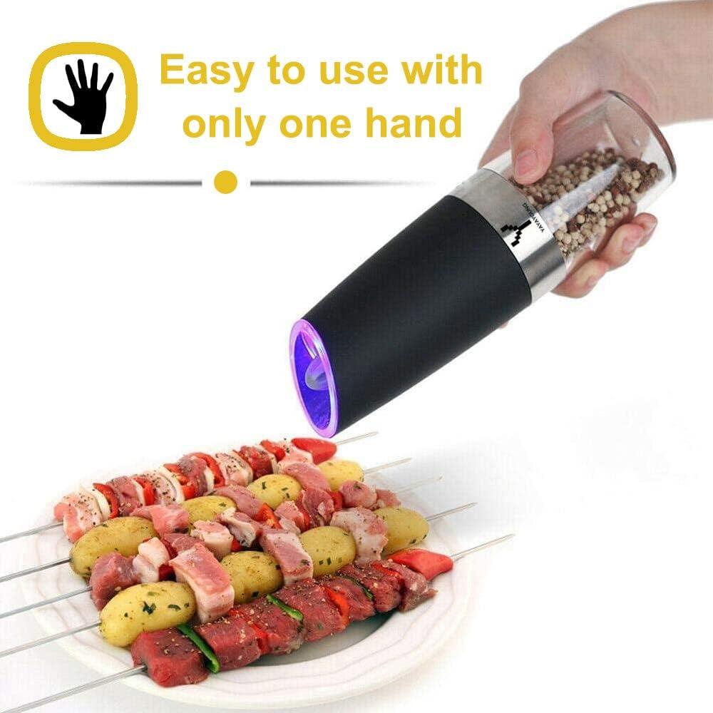 Juego de Molinillos Eléctricos YAYAYOUNG 2PACK con Luz LED