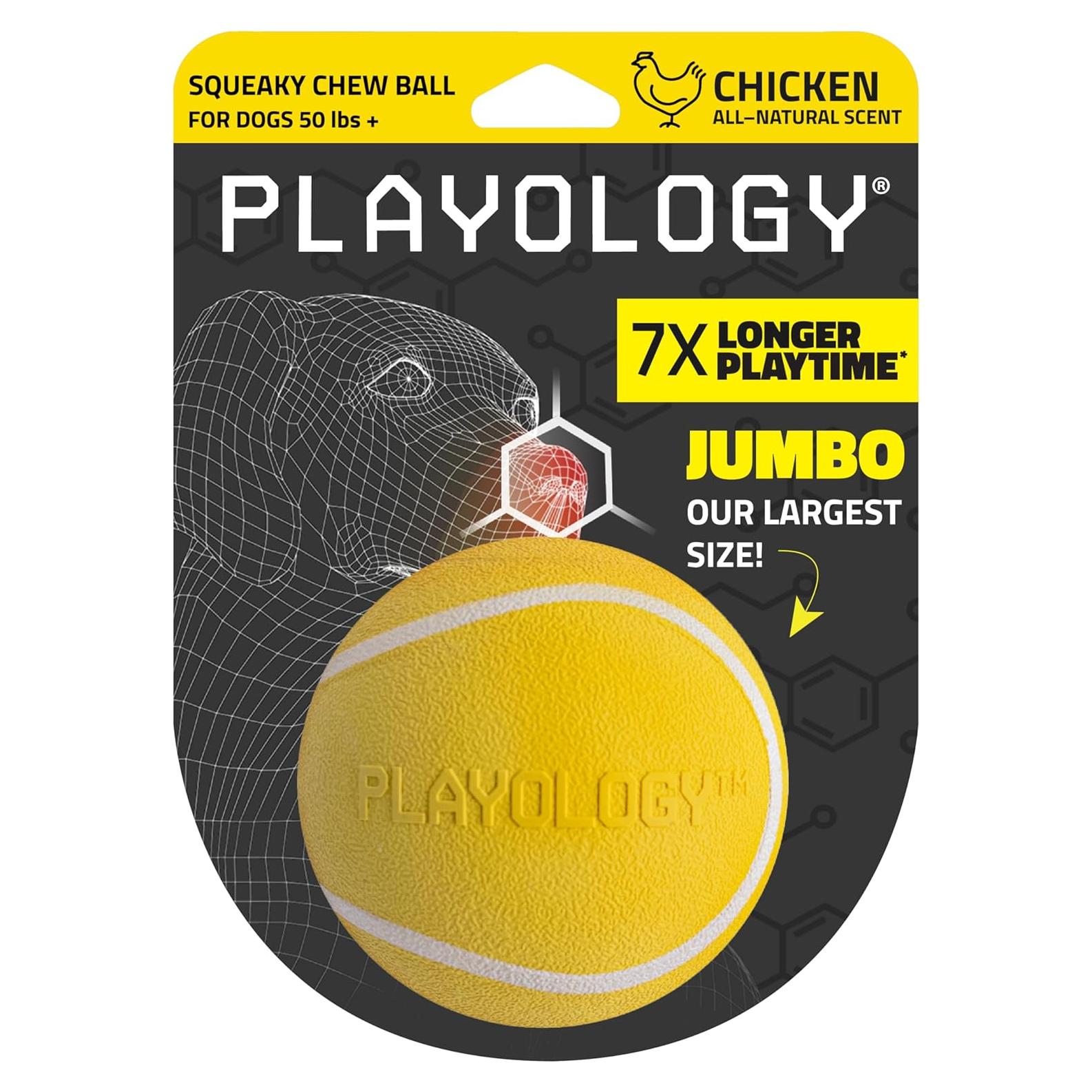 Pelota Masticable Playology Jumbo Aroma Pollo 22,68 kg
