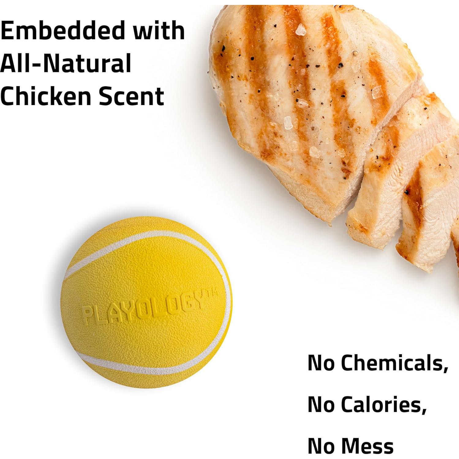 Pelota Masticable Playology Jumbo Aroma Pollo 22,68 kg