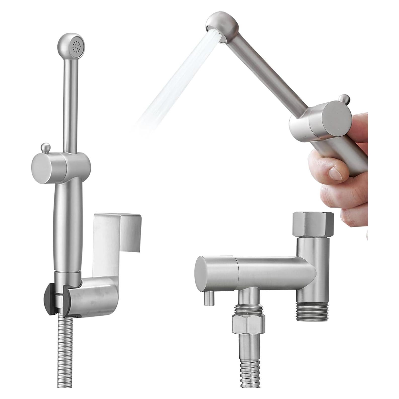 Juego de Rociador de Bidet BATHLAVISH Latón Oro Cepillado