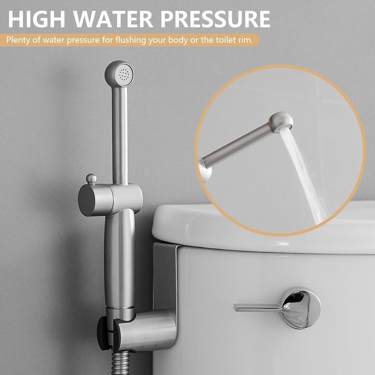 Juego de Rociador de Bidet BATHLAVISH Latón Oro Cepillado