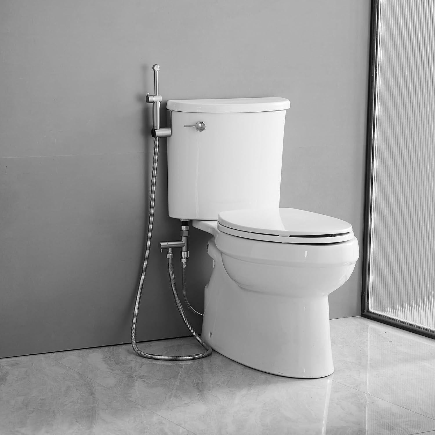 Juego de Rociador de Bidet BATHLAVISH Latón Oro Cepillado