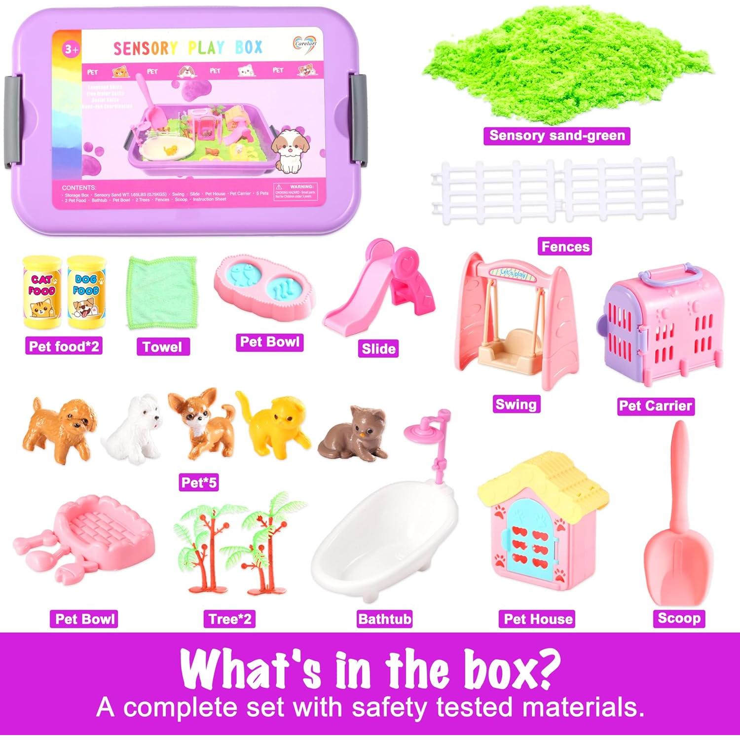 Caja Sensorial para Mascotas Carolart 1.23 kg Juguete Infantil