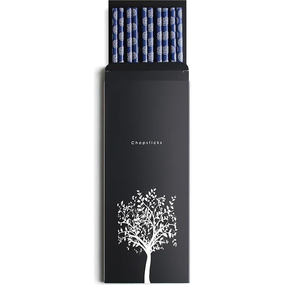 Juego de Palillos de Bambú AOOSY 5 Pares Reutilizables 22.5cm