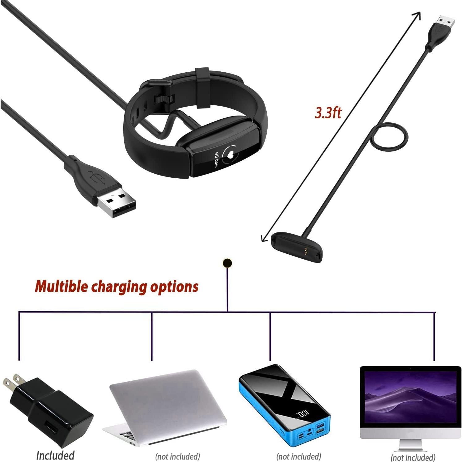 Fitbit Inspire 3 Rastreador de Actividad y Salud Negro