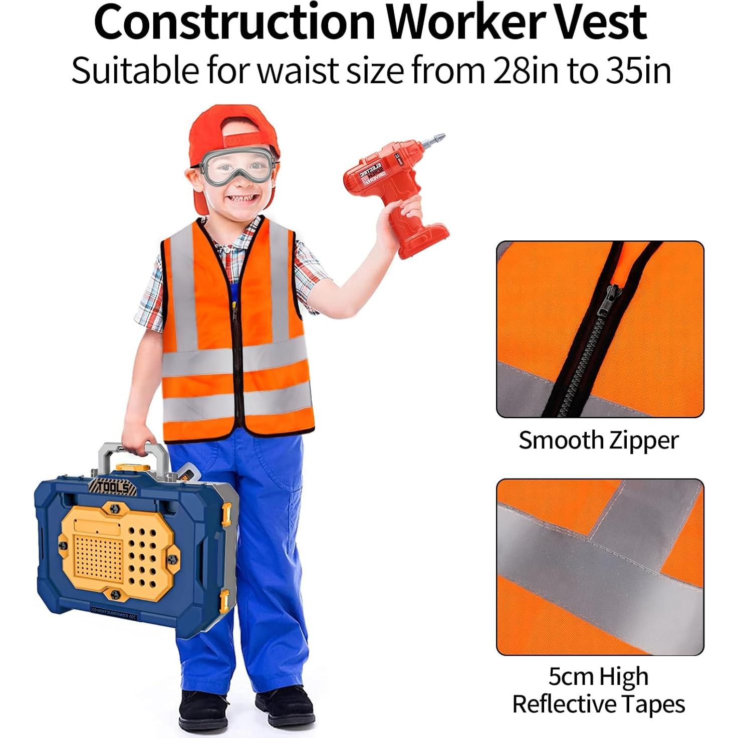 Banco de herramientas de juguete Jovow 79 piezas para niños