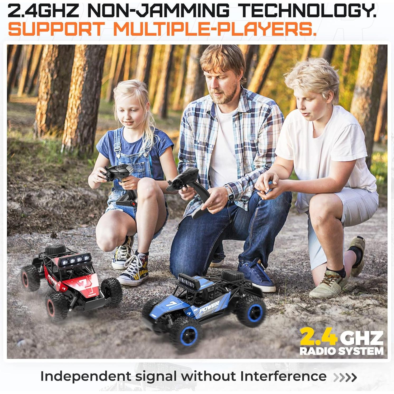 Coche RC BEZGAR TB141 1:14 Off Road 2WD 20 Km/h LED