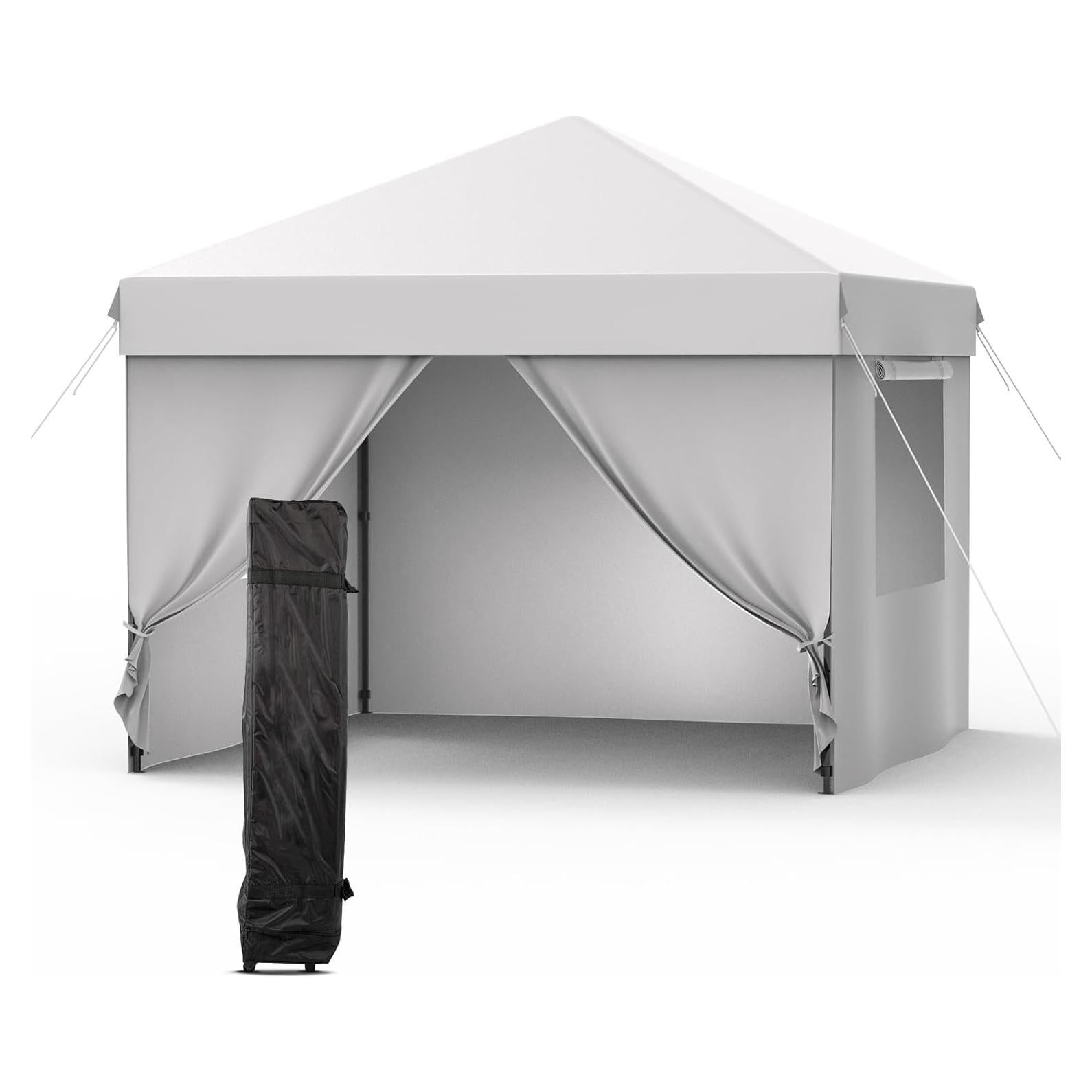 Carpa Pop Up GarveeTech 3x3m con 4 Paredes y Ventanas