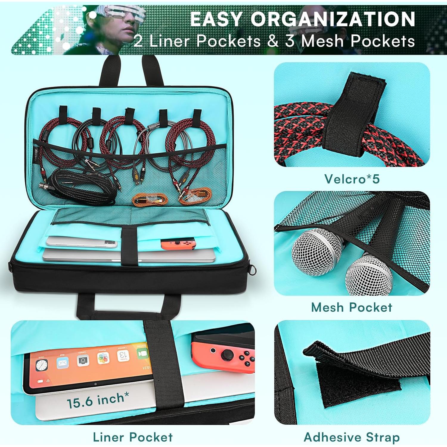 Bolsa DJ AUROTIER para DDJ-FLX4/200/400/REV1, 17.3"