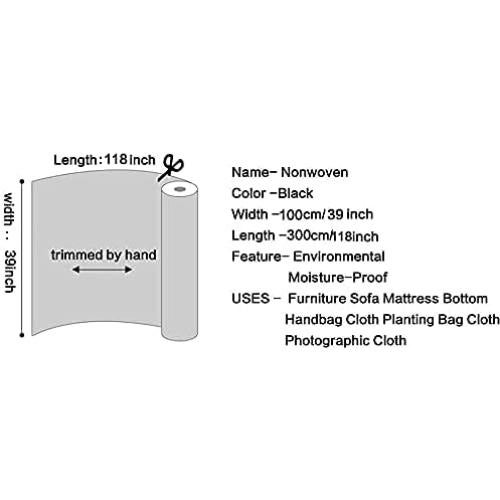 Funda de Cambric YLM1991 1m x 3m Negra para Muebles