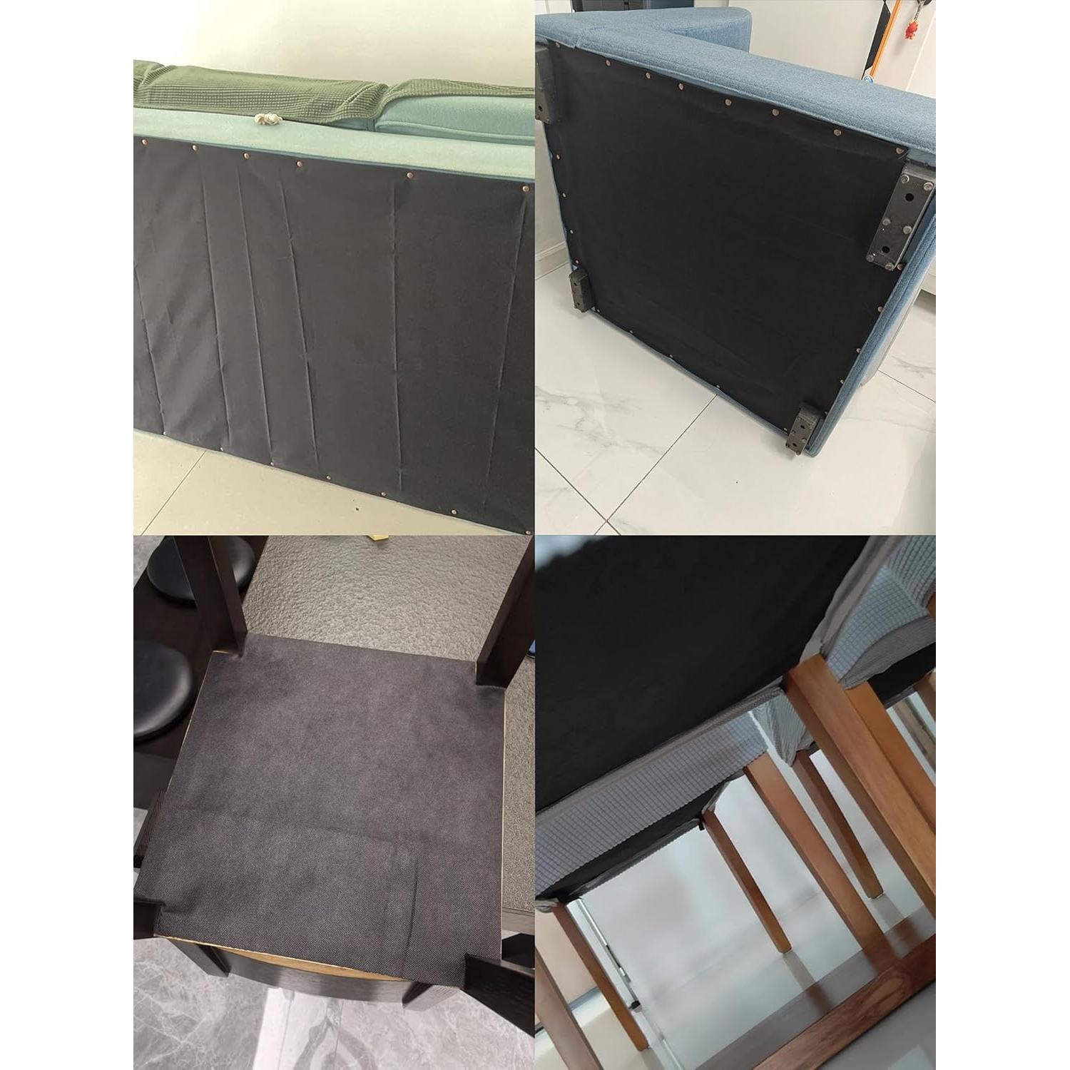 Funda de Cambric YLM1991 1m x 3m Negra para Muebles