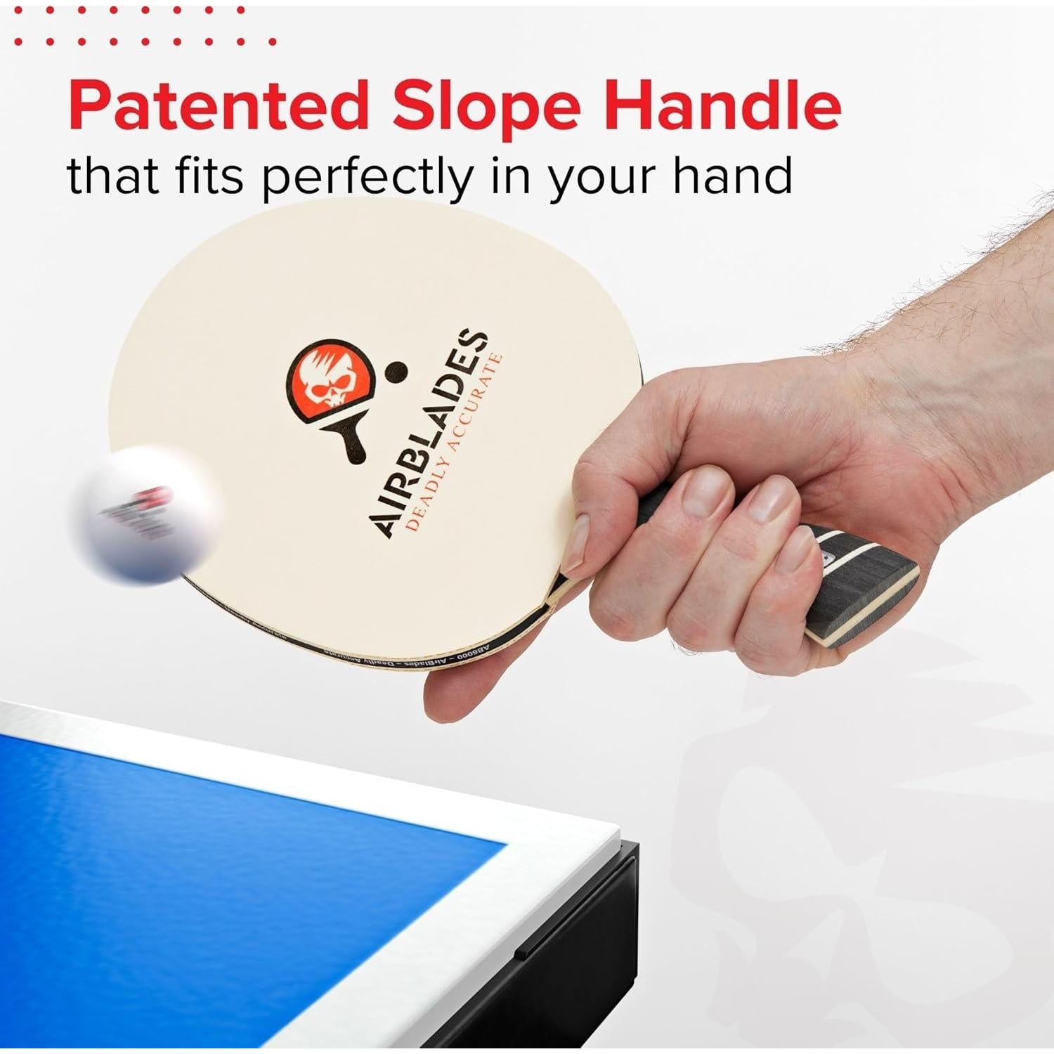 Paleta de Ping Pong AirBlades AB-5000 con Funda Dura