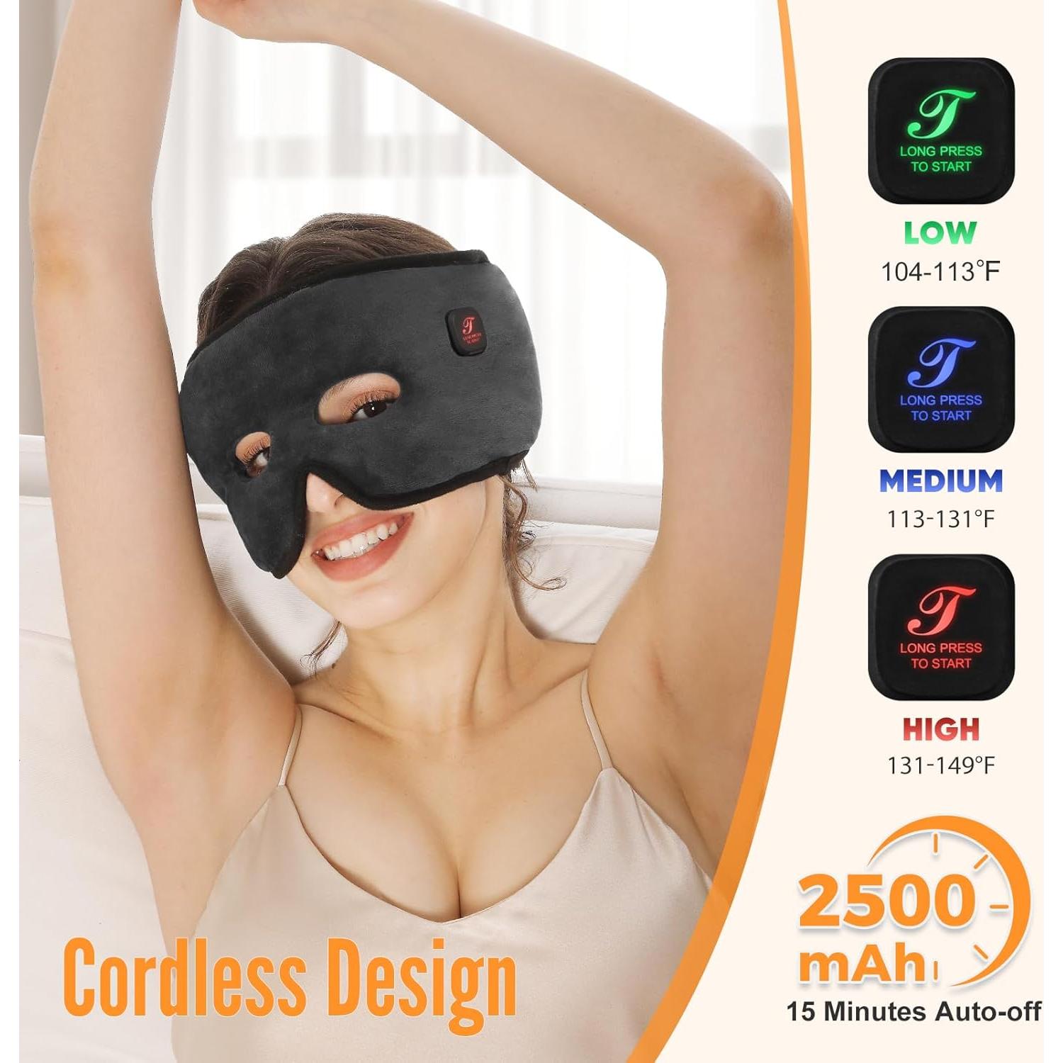 Mascarilla Térmica Inalámbrica Telepepe para Sinusitis 2500mAh