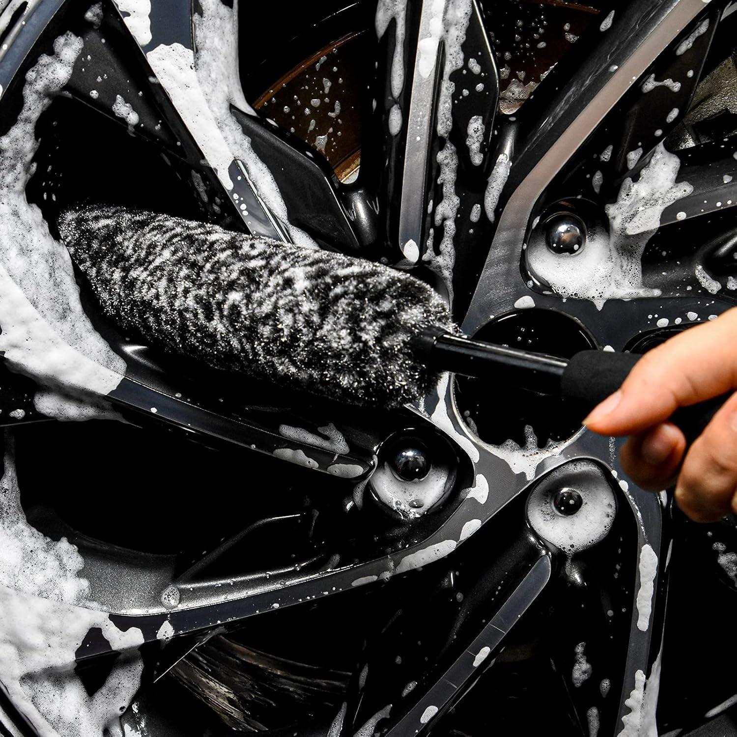 Cepillo Limpiador de Llantas bzczh - 3 Tamaños, Sin Metal