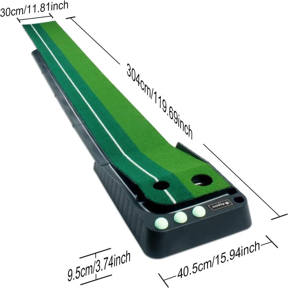 Alfombra de Golf Asgens 2.99m con Devolución Automática