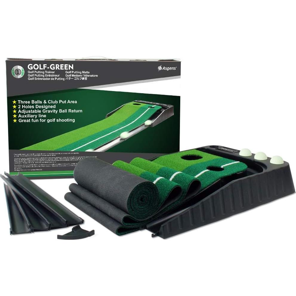 Alfombra de Golf Asgens 2.99m con Devolución Automática