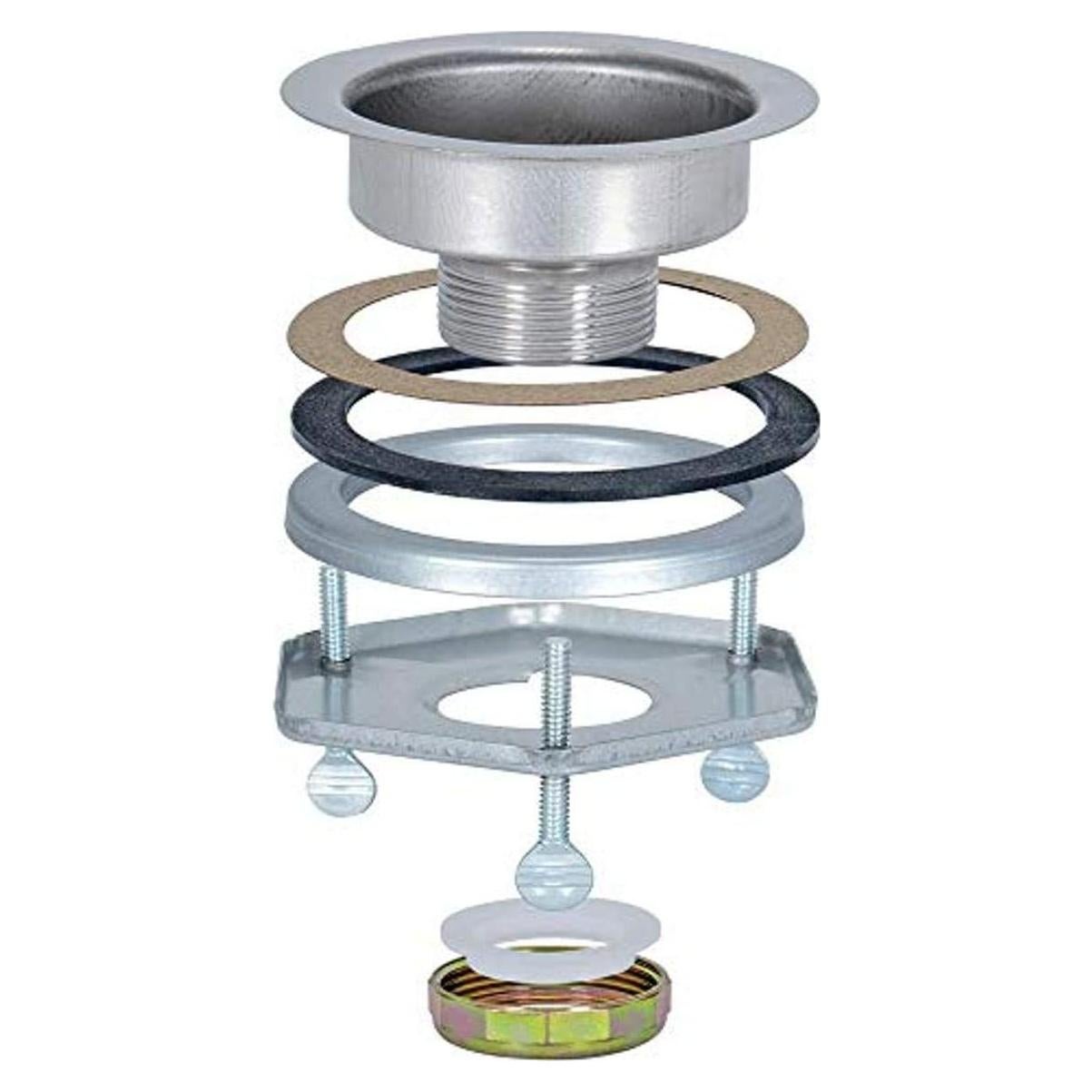 Colador de Fregadero de Cocina EZ-FLO Acero Inoxidable 11.43 cm