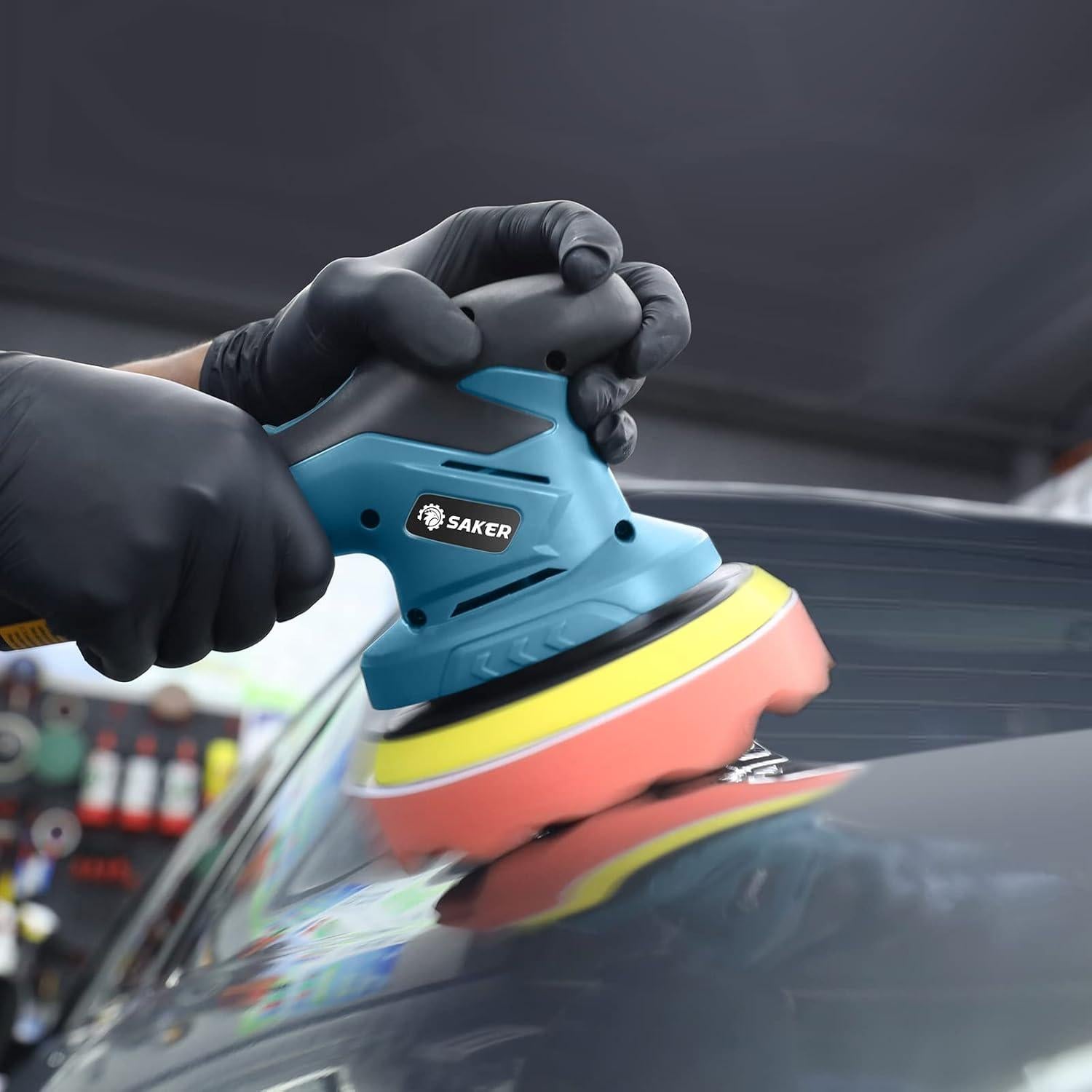 Mini Pulidor Inalámbrico Saker 12V 5000 RPM - 1 Batería