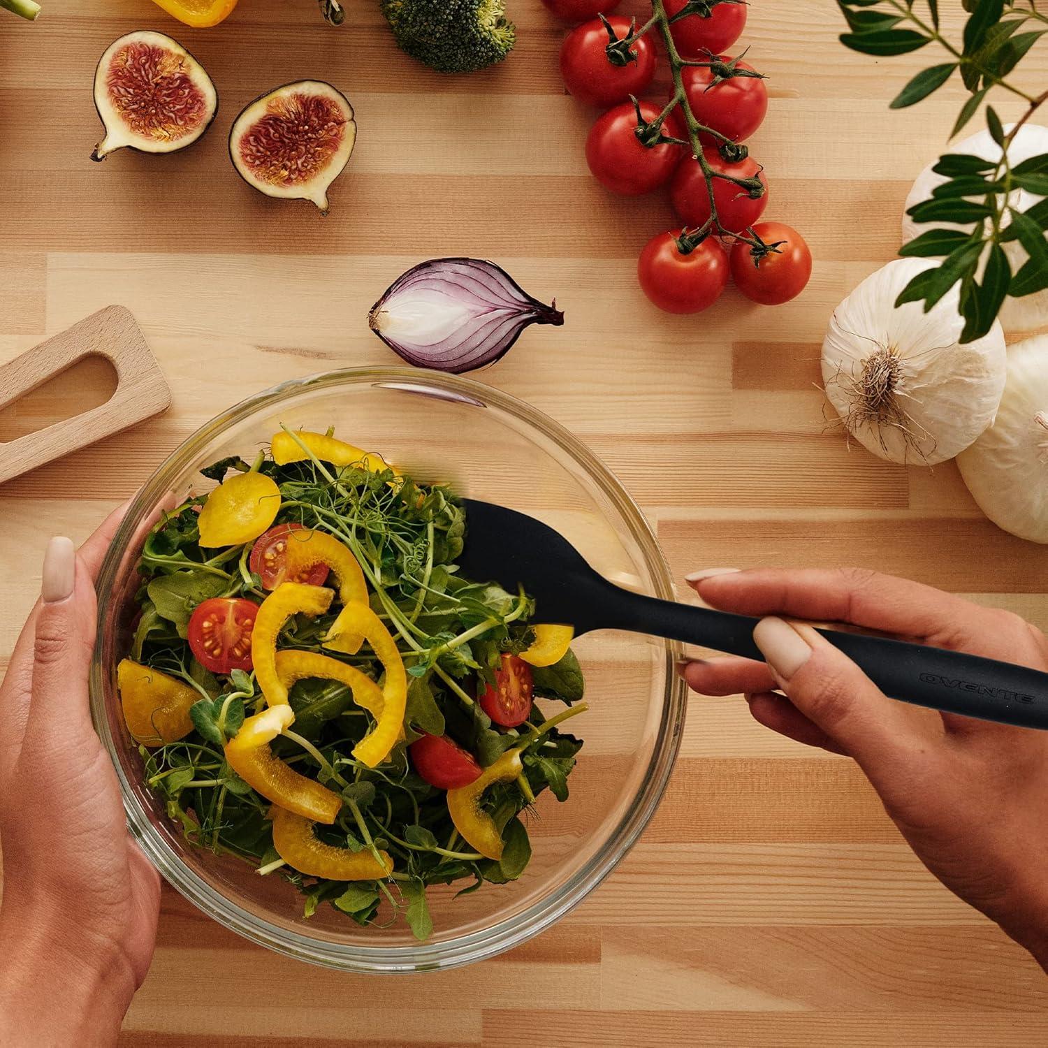 Conjunto de 5 Espátulas de Silicona OVENTE, Resistente al Calor