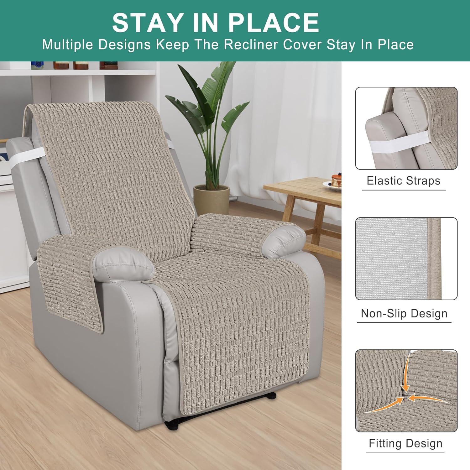 Funda Antideslizante para Sillón Recliner Foxdecor 58 cm