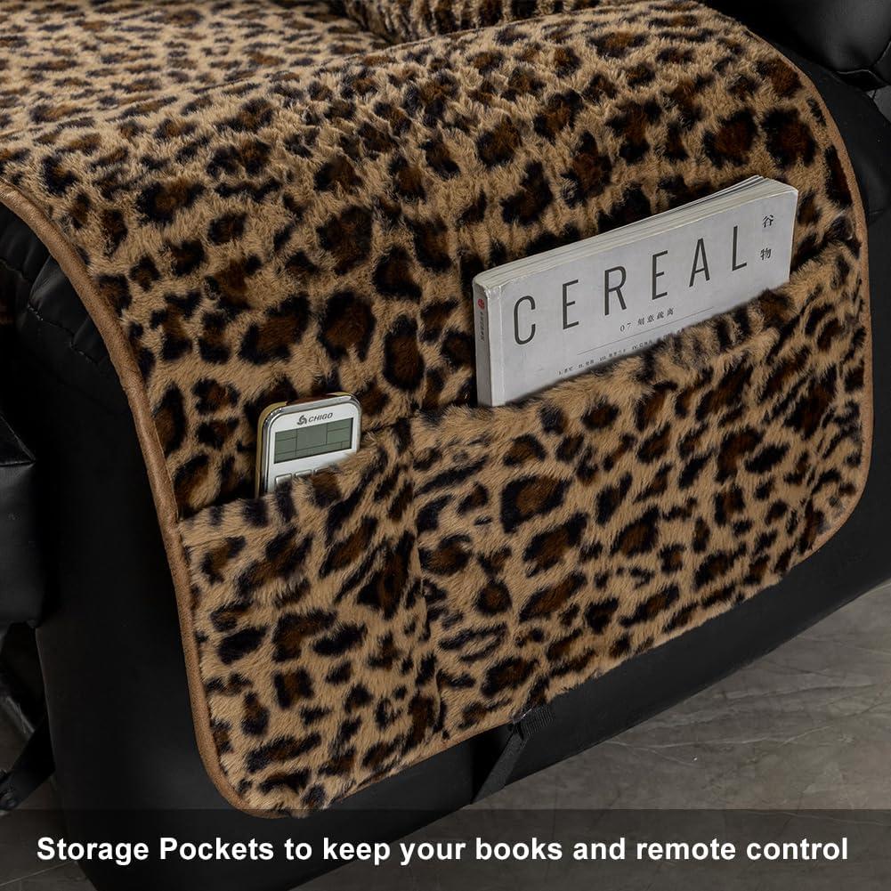Funda Sillón Recliner STONECREST Leopardo 63.5 cm Antideslizante