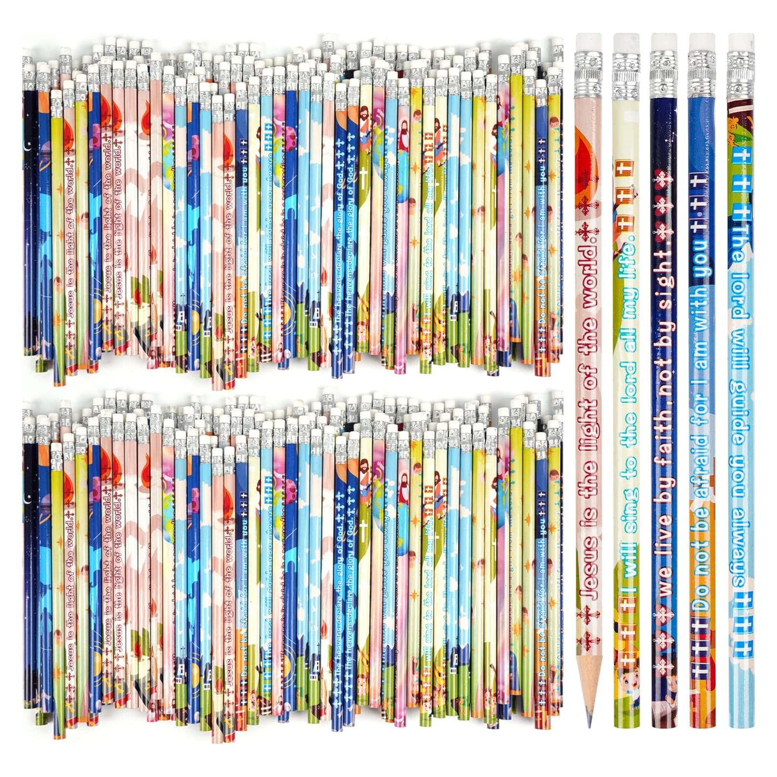 200 Lápices Cristianos Kolewo4ever con Versículos Bíblicos