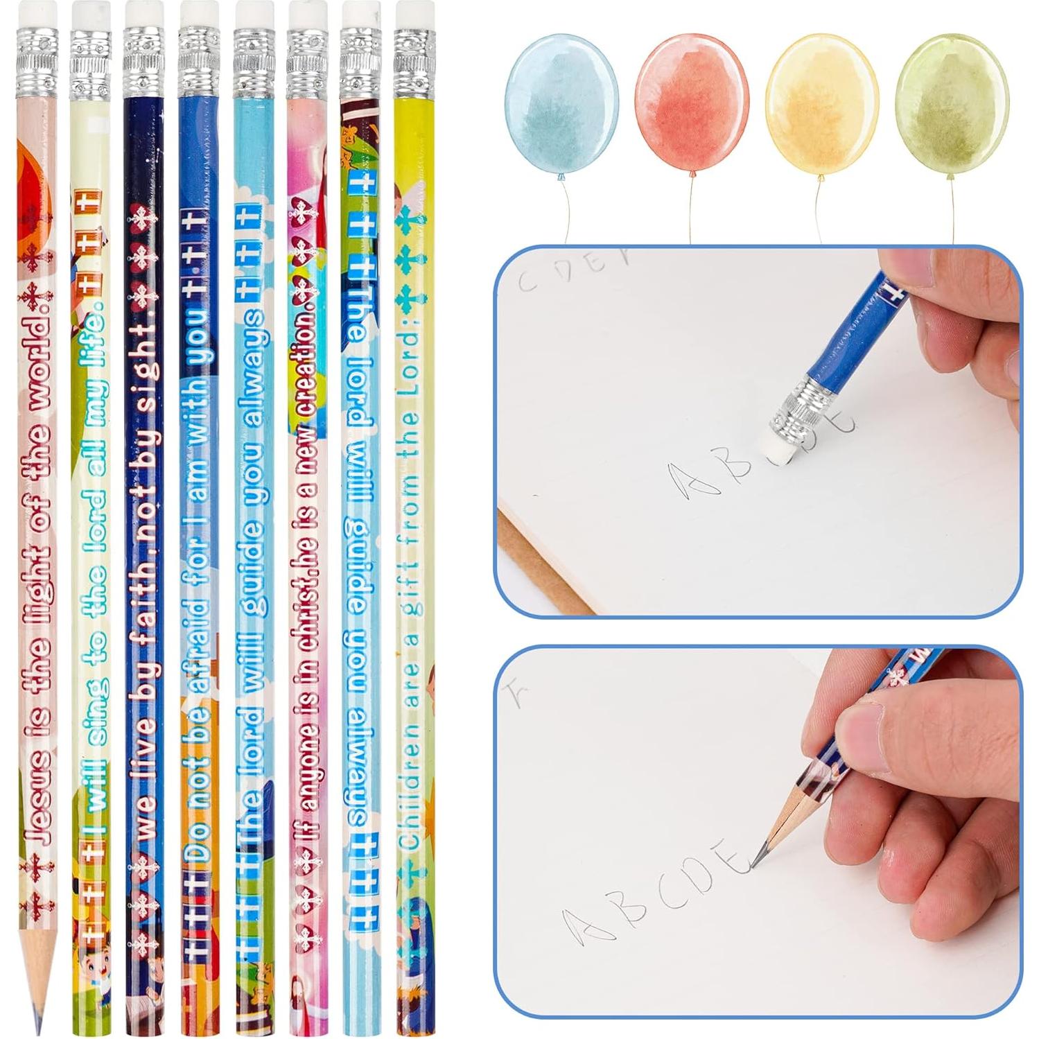 200 Lápices Cristianos Kolewo4ever con Versículos Bíblicos