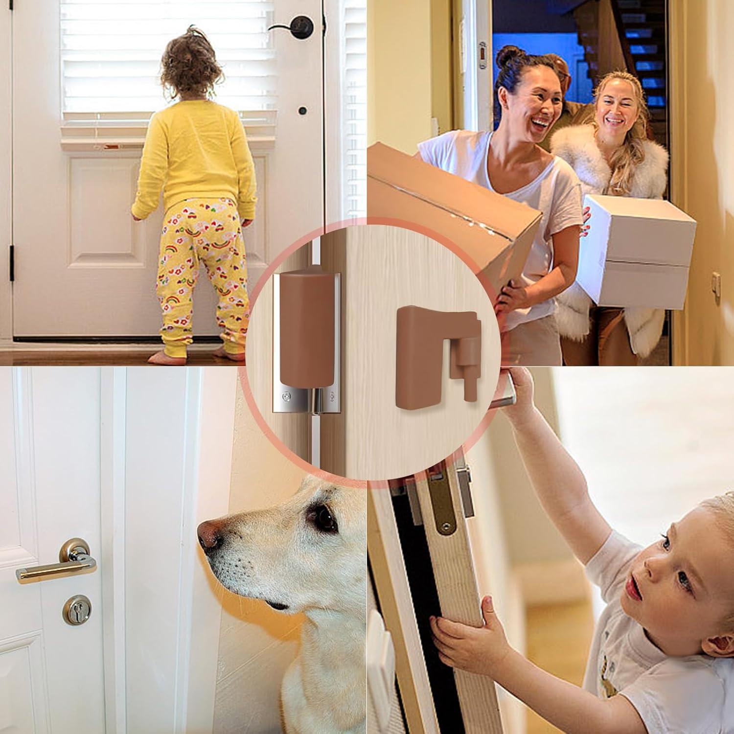 Tope de Puerta de Silicona WSIWZAI - Protección para Niños 2 Pcs