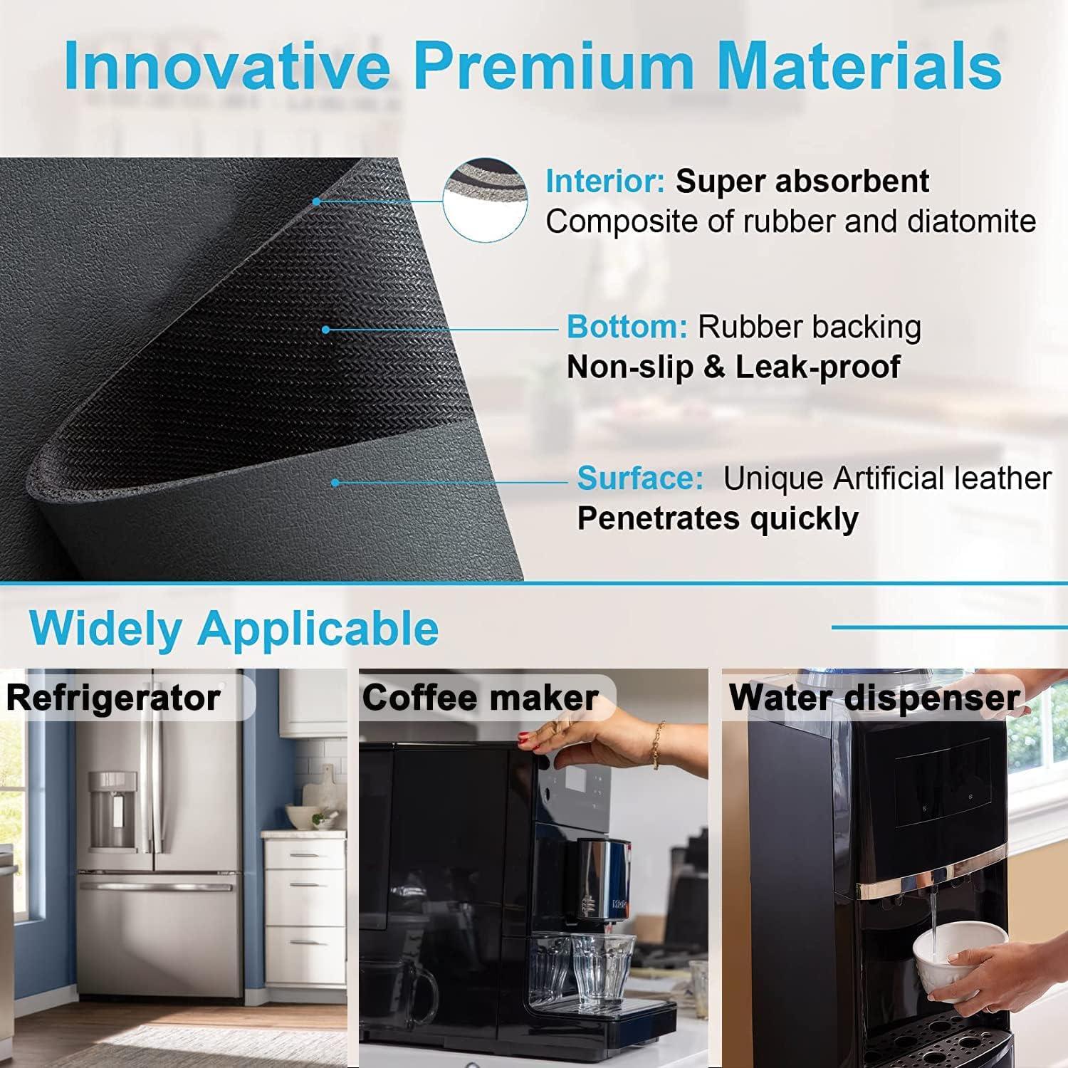 Almohadilla absorbente para goteo de nevera DHYLRICHER - 2 piezas