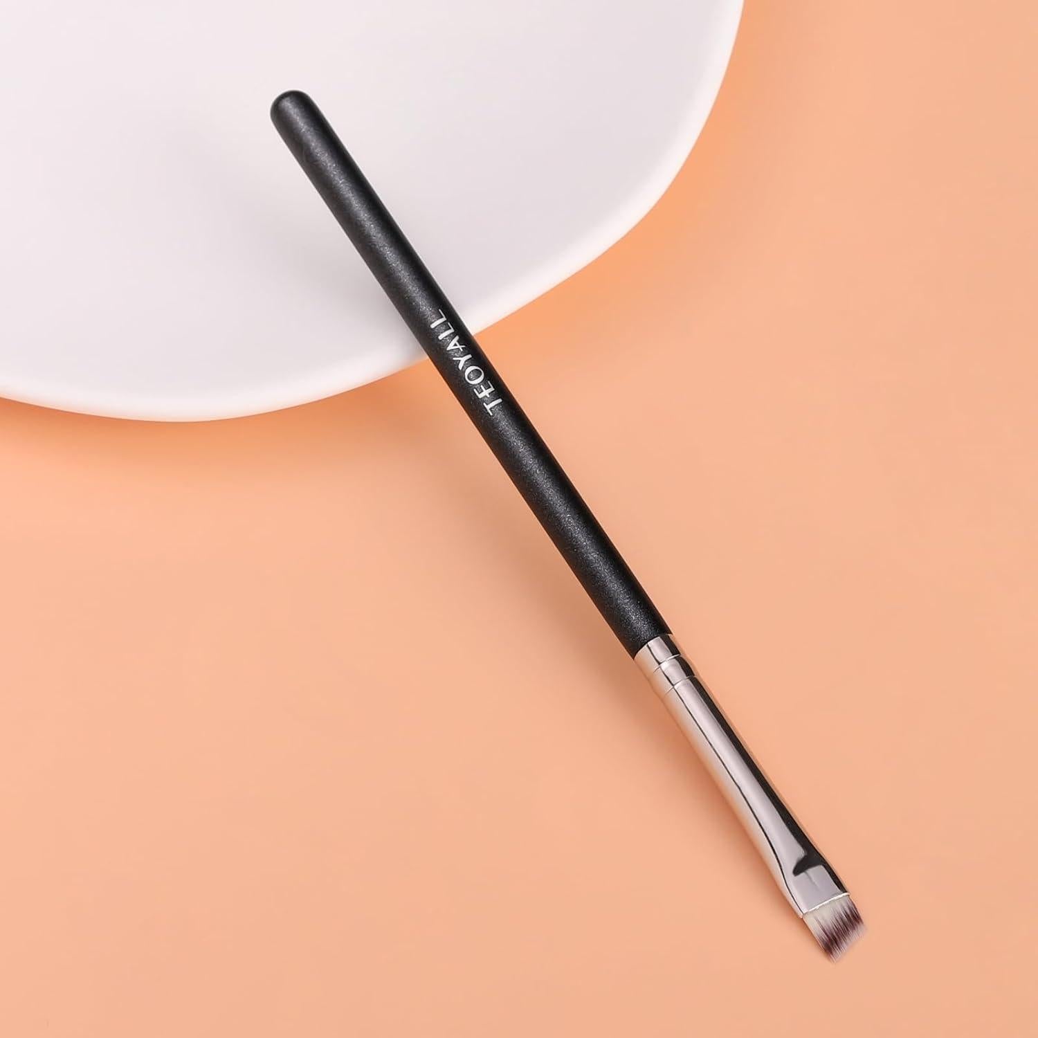 Pincel Delineador en Ángulo TEOYALL - Cerdas Sintéticas Suaves