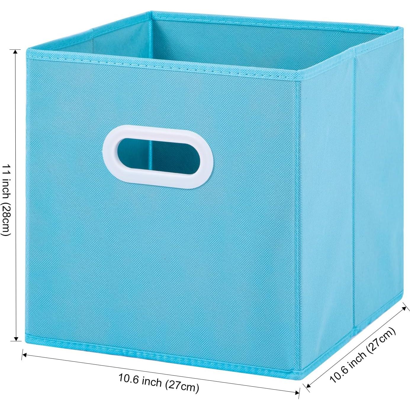 Cajas de Almacenamiento Plegables Stero 27x27x28 cm Juego de 6