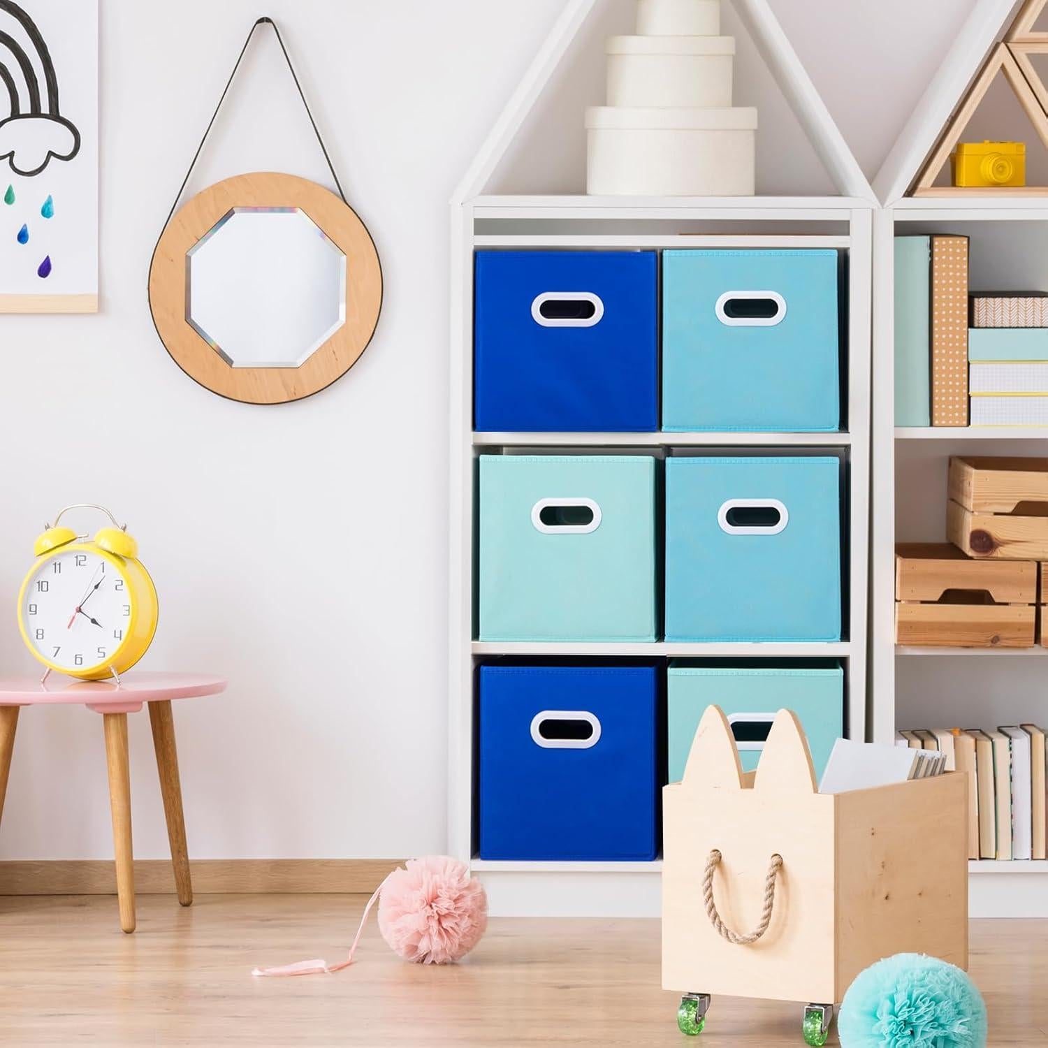 Cajas de Almacenamiento Plegables Stero 27x27x28 cm Juego de 6