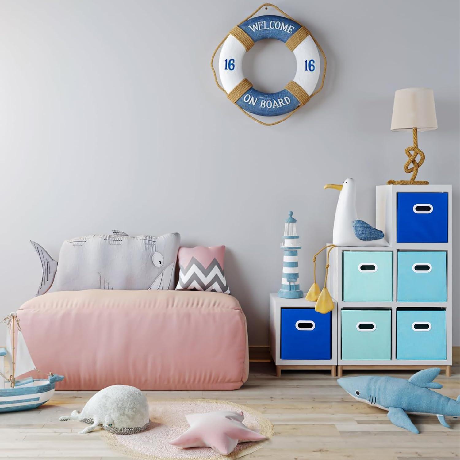 Cajas de Almacenamiento Plegables Stero 27x27x28 cm Juego de 6