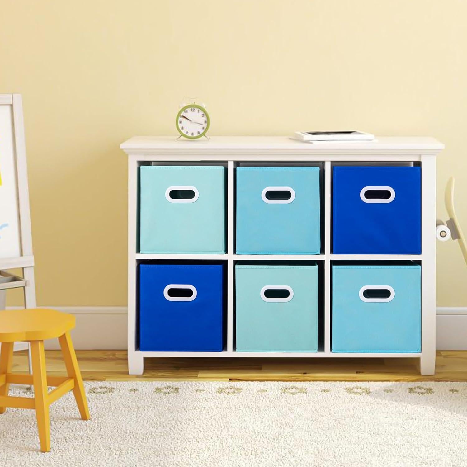 Cajas de Almacenamiento Plegables Stero 27x27x28 cm Juego de 6