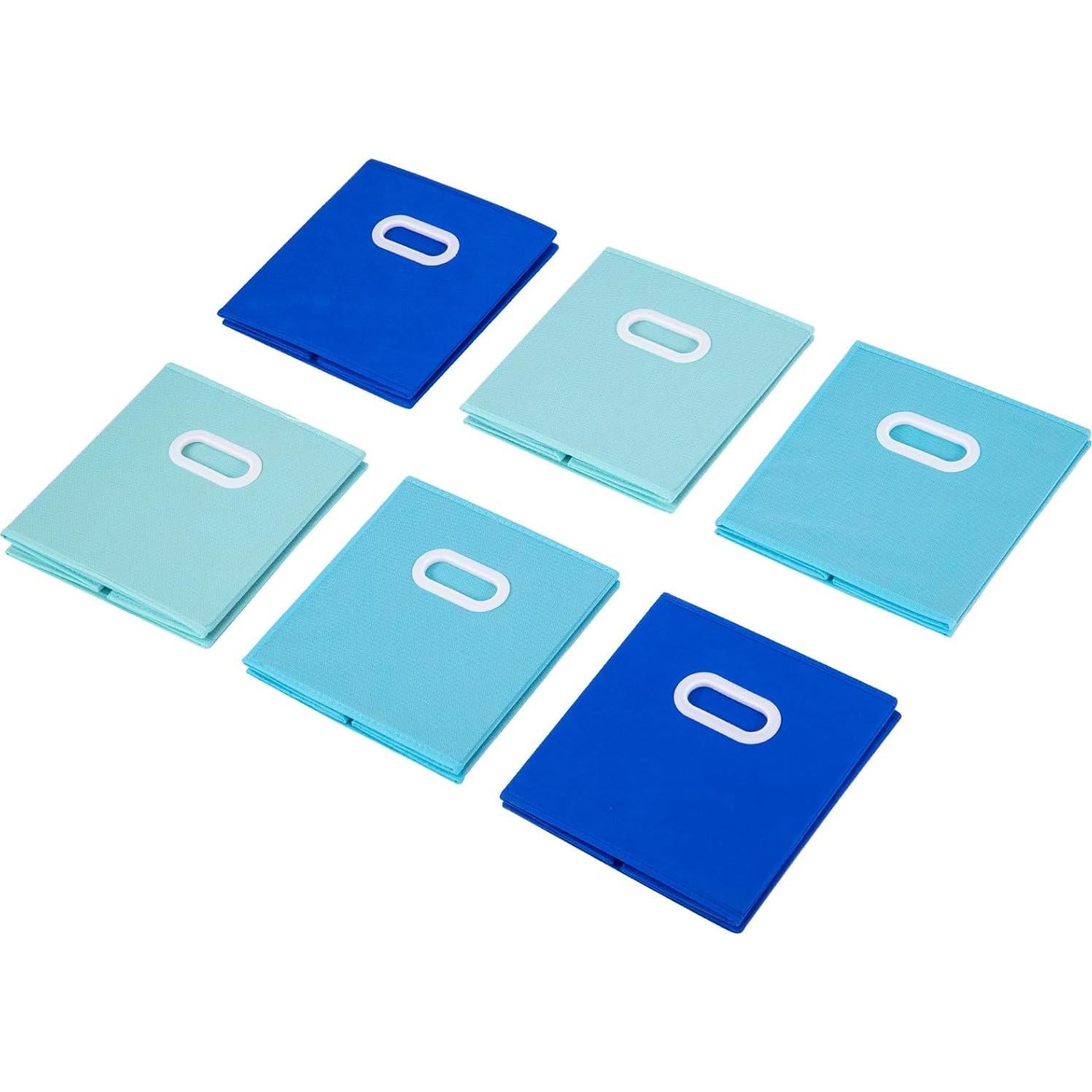 Cajas de Almacenamiento Plegables Stero 27x27x28 cm Juego de 6