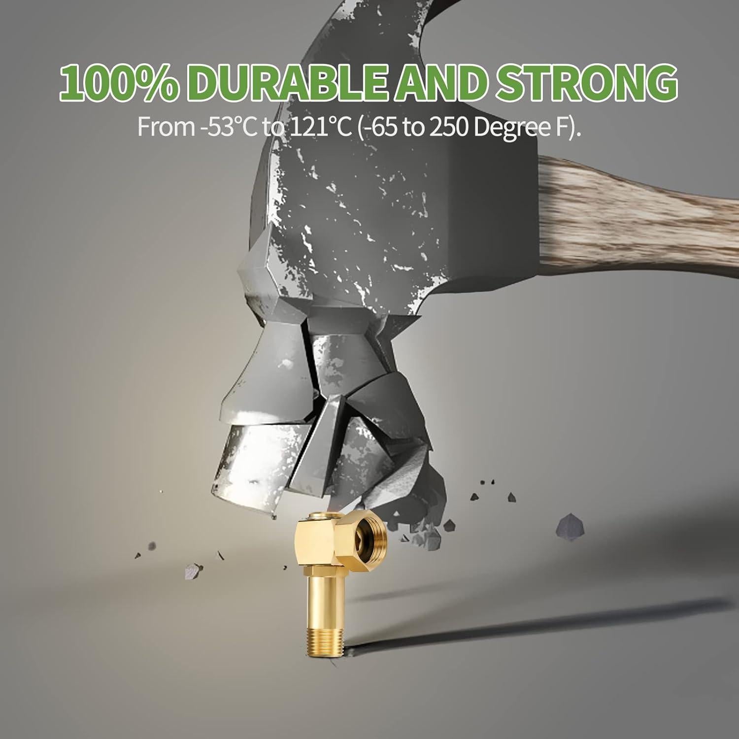 2 PCS Adaptadores de Manguera de Jardín Litorange Giratorios