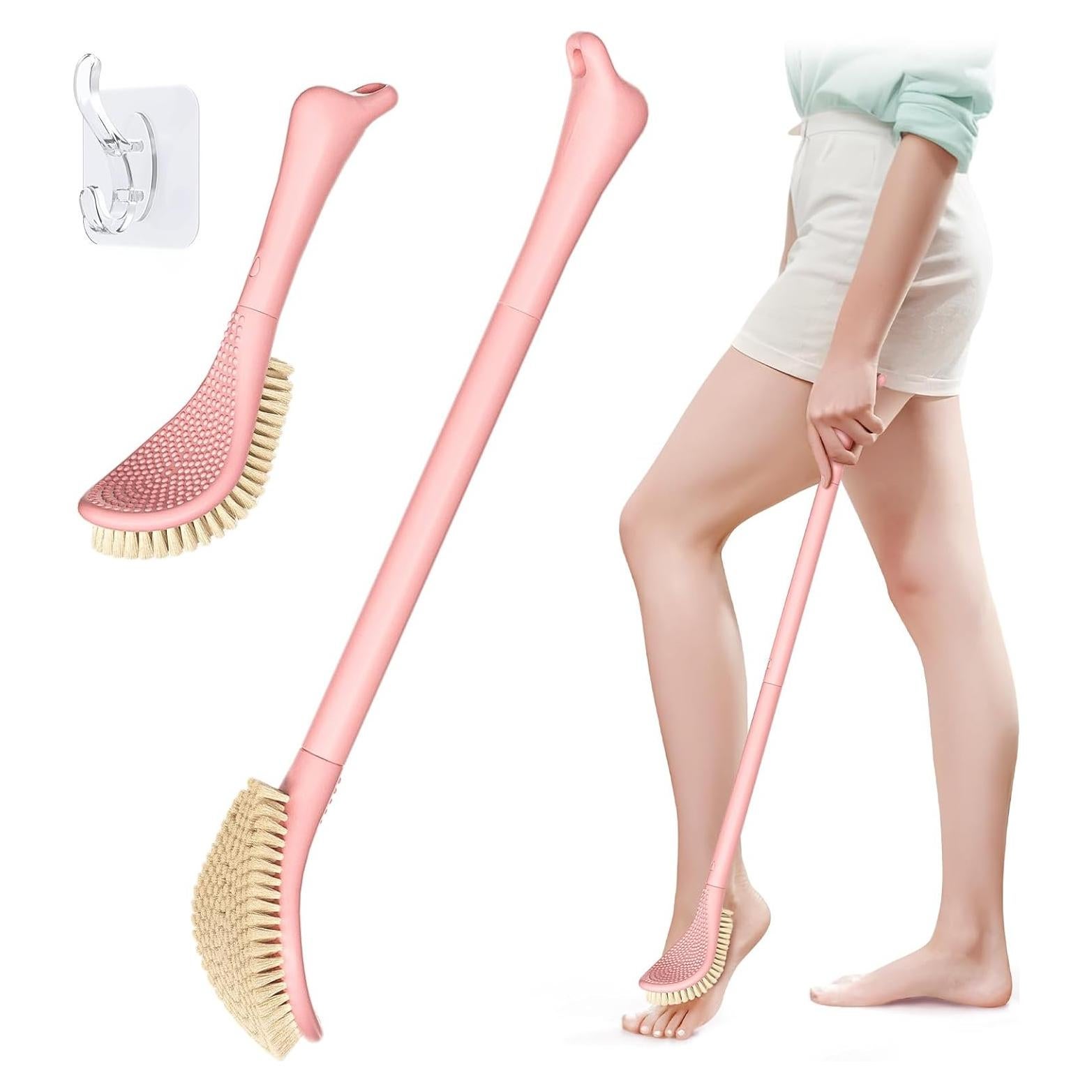 Cepillo Exfoliante para Pies GEENOA con Mango Ajustable 3 en 1