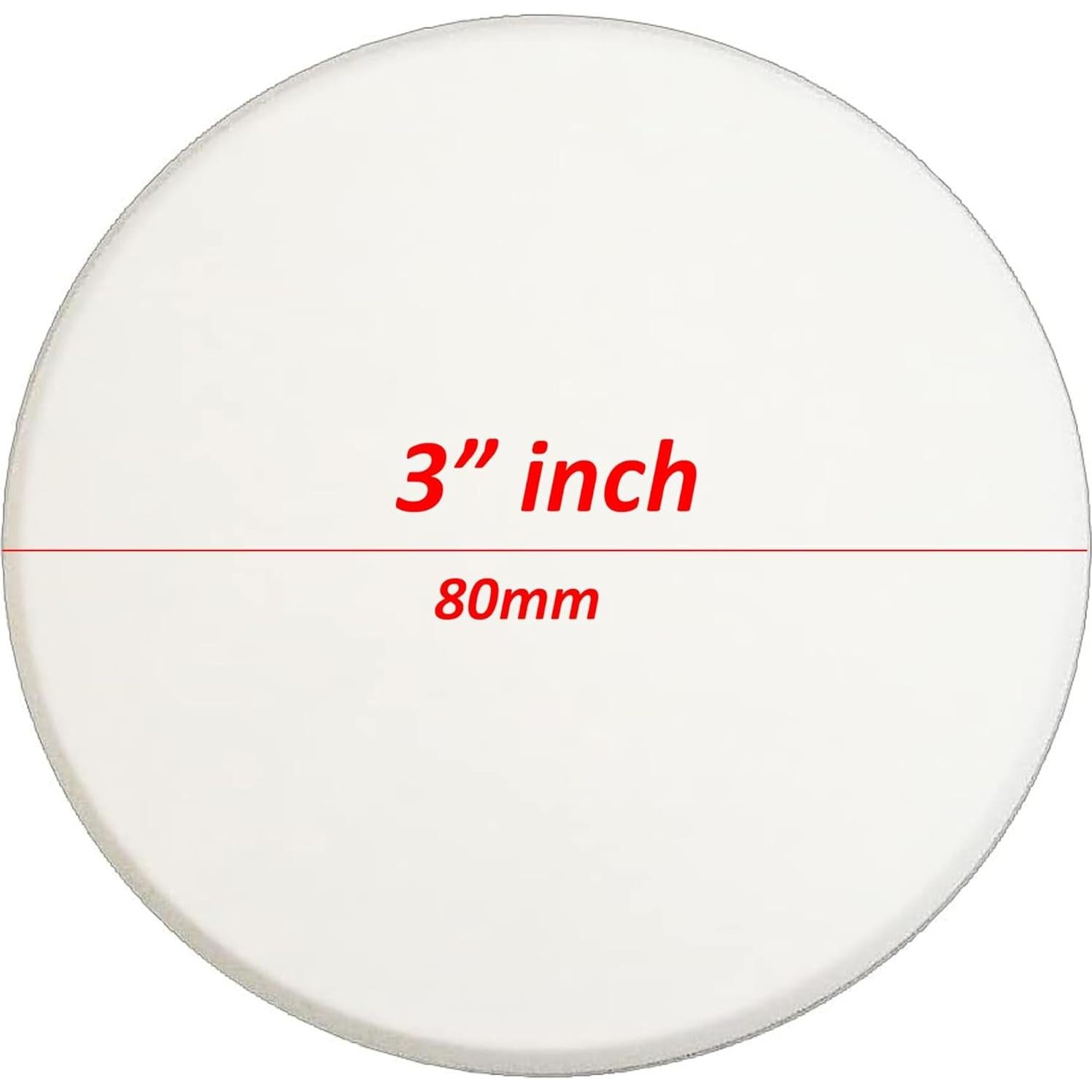 Escudo de Pared Wideskall Blanco 7.62 cm Protector Vinilo