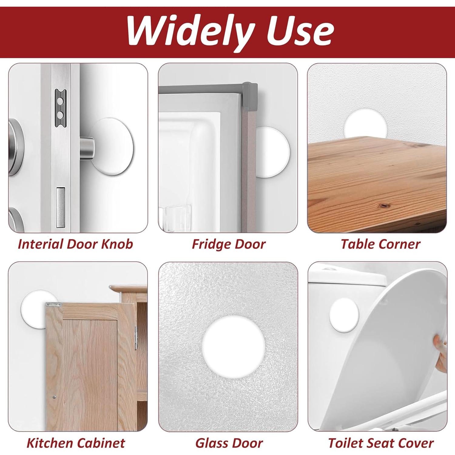 Escudo de Pared Wideskall Blanco 7.62 cm Protector Vinilo