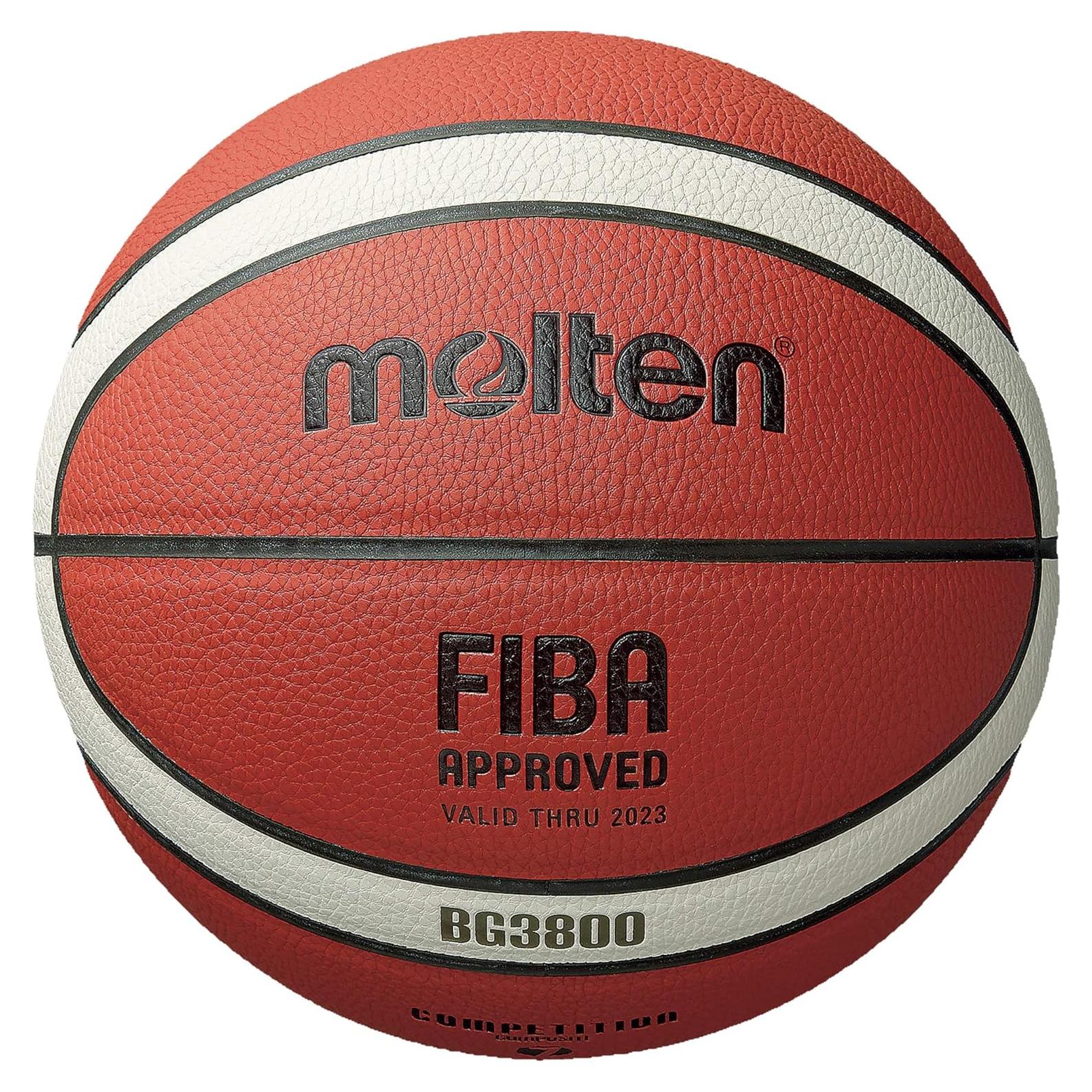Balón de Baloncesto Molten B7G3800 FIBA Tamaño 7 Naranja