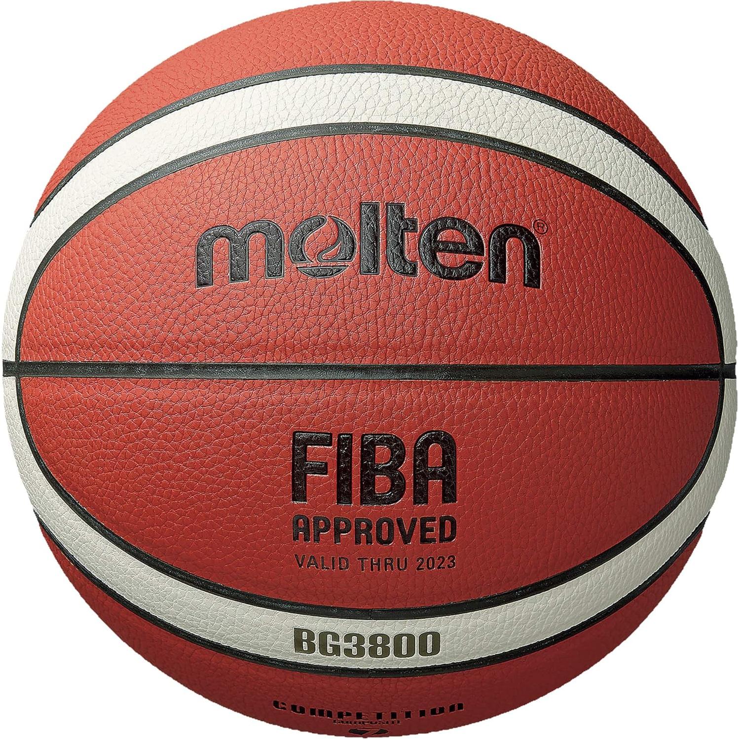 Balón de Baloncesto Molten B7G3800 FIBA Tamaño 7 Naranja